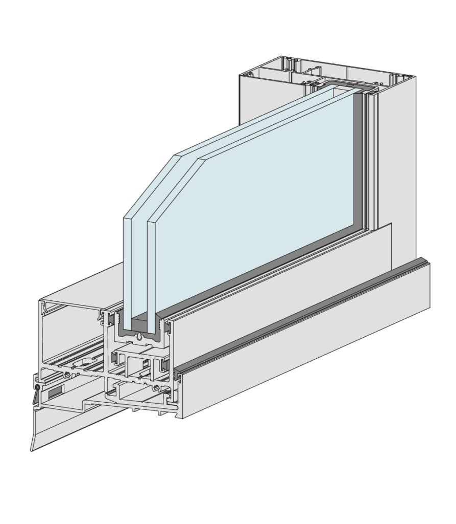 SlideMASTER™ Sliding Door (Flush Top Hung)