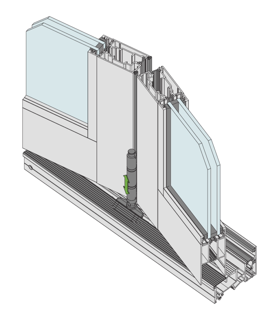 Thermally Broken Bi-fold Door (Bottom Rolling)